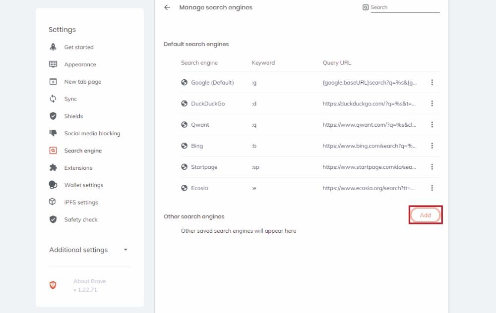 add brave search to chrome add brave search to chrome